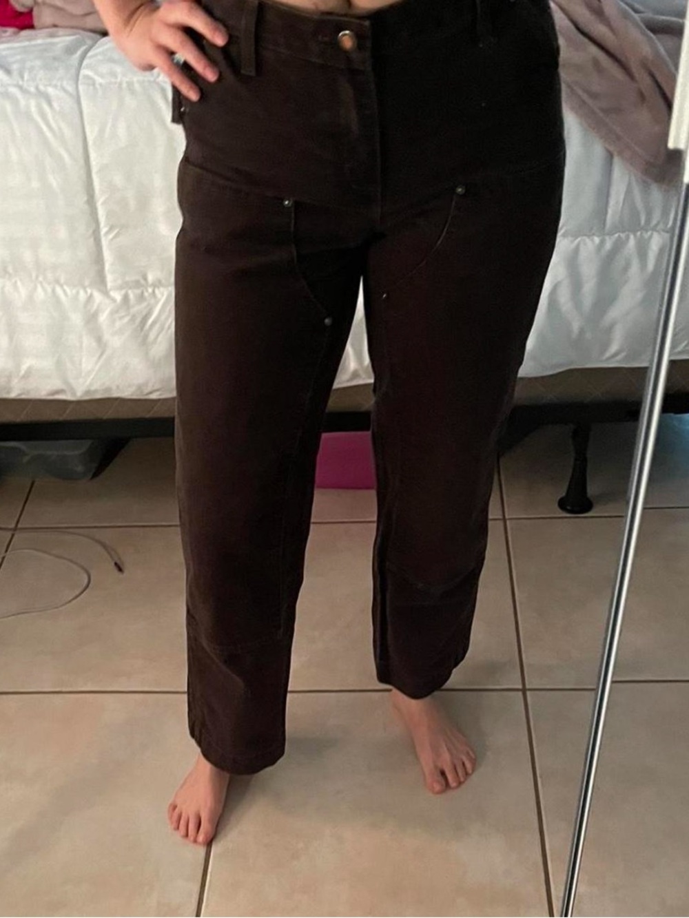 Carhartt work Pants in Dark Brown